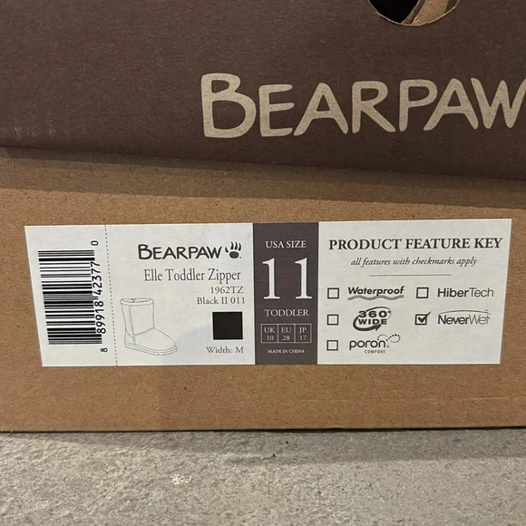 BEARPAW Elle Zipper Suede upper,wool blend lined,rain/stain repell,rugged sole - Picture 10 of 11